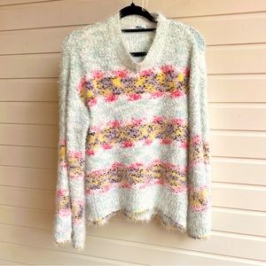 Chunky fuzzy sweater size M/L EUC
